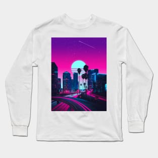 Synthesized Highway Long Sleeve T-Shirt